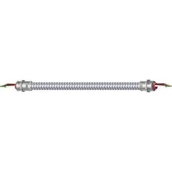 Southwire MetalCladWhip,MC,14AWG,1/2inSnapIn,6ft 55082415
