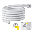 thumbnail image 1 of 13FT Dehumidifier Drain Hose Flexible PVC with Rubber Adapter, 1 of 6
