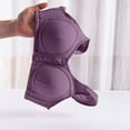 thumbnail image 4 of Under 5 UsYezik Bras for Older Women No Underwire Front Closure Bra Comfortable Soft Strap Wireless Bras Seamless Large Size No Steel Bra Gift for Her, 4 of 4