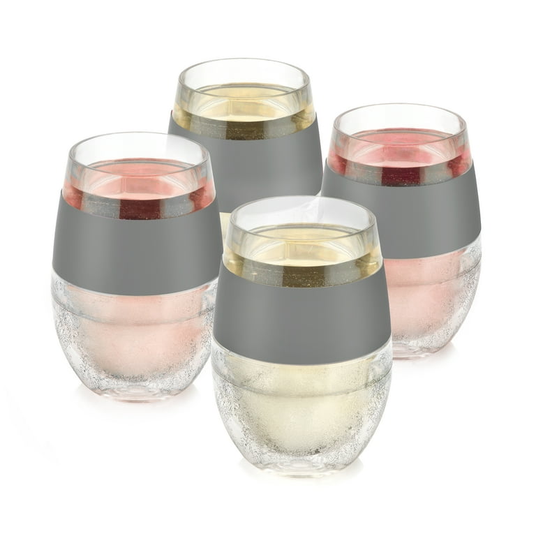 Wine FREEZE Cooling Cup in Grey (1 pack) by HOST – Uptown Spirits