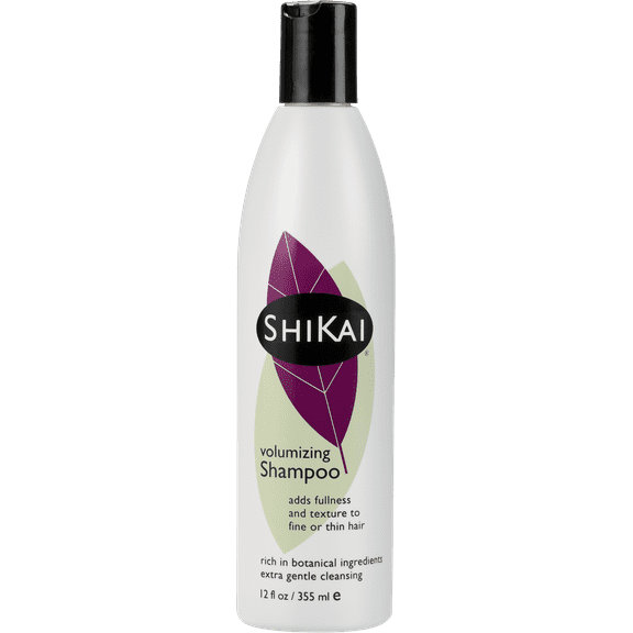 ShiKai Volumizing Shampoo (12 oz) | Gentle Botanical Formula with Aloe & Soy Protein | Adds Volume, Shine & Moisture for Fine or Thin Hair