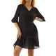 thumbnail image 5 of SAYOO Vestido de Mujer, Cuello en V, Sólido, con Volantes, Suelto, de Verano, Casual, Vestido de Playa SAYOO Sexy, 5 of 9