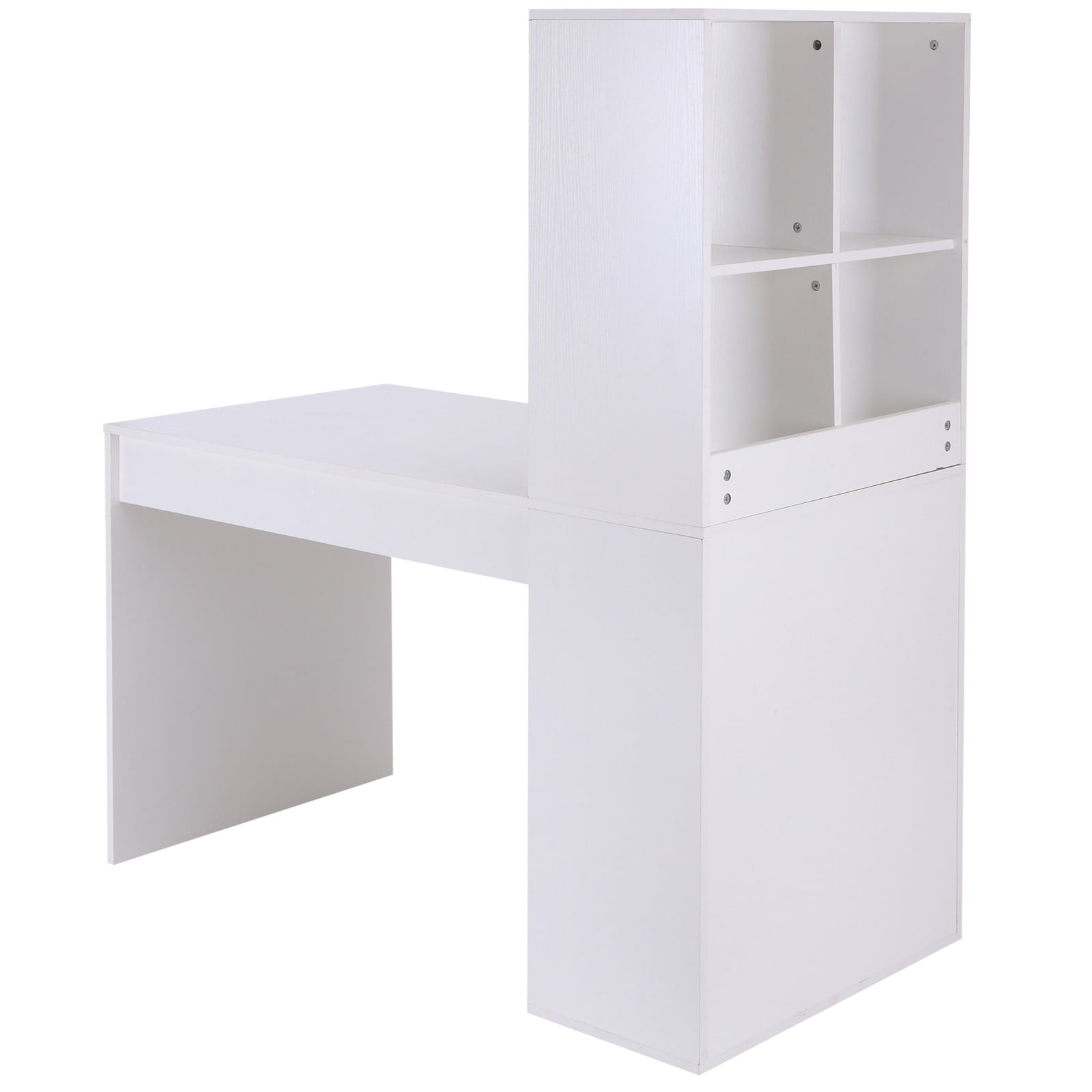 Vinsetto 57 H Modern Computer Desk And Bookshelf Set Home Office Vinsetto 57 H Modern Computer Desk And Bookshelf Set Home Office White Com