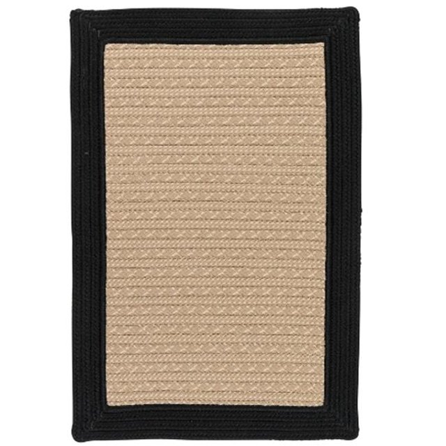 Colonial Mills Rug BY13R096X120S 8 x 10 ft. Bayswater Braided Rug Black