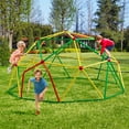 thumbnail image 5 of Zupapa 10FT Climbing Dome, Experience Ultimate Fun with The Upgraded Decagonal Geo Dome Climber, Supports 1000LBS Outdoor Playset and Easy Assembly Play Equipment for Kids (Green&Yellow&Red, 10FT), 5 of 9