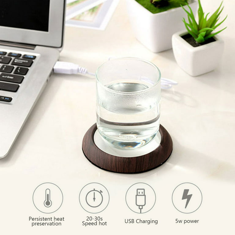 5V USB Heat Heater Coaster Tea Coffee Mug Warmer Cup Mat Pad Home Office