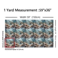 thumbnail image 3 of Feelyou Sea Turtle Fabric by the Yard 5 Yards for Teens, Underwater World Sewing Fabric, Marine Sealife Home Decor Fabric by the Yard, Ultra Soft Home Decor, 3 of 6
