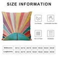 thumbnail image 5 of Boho Rainbow Pillow Cover,Boho Rainbow Classroom Decorative Pillows Throw Pillow Cover,Boho Colorful Sunshine Rainbow Pillow for Classroom Nursery Bed Room Dorm Decor, 5 of 5