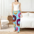 thumbnail image 6 of Lsque Donuts Print Women's Pajama Pants, Lounge Pant - Comfortable Home Wear,Elastic Waistband, Stylish Design-Medium, 6 of 9