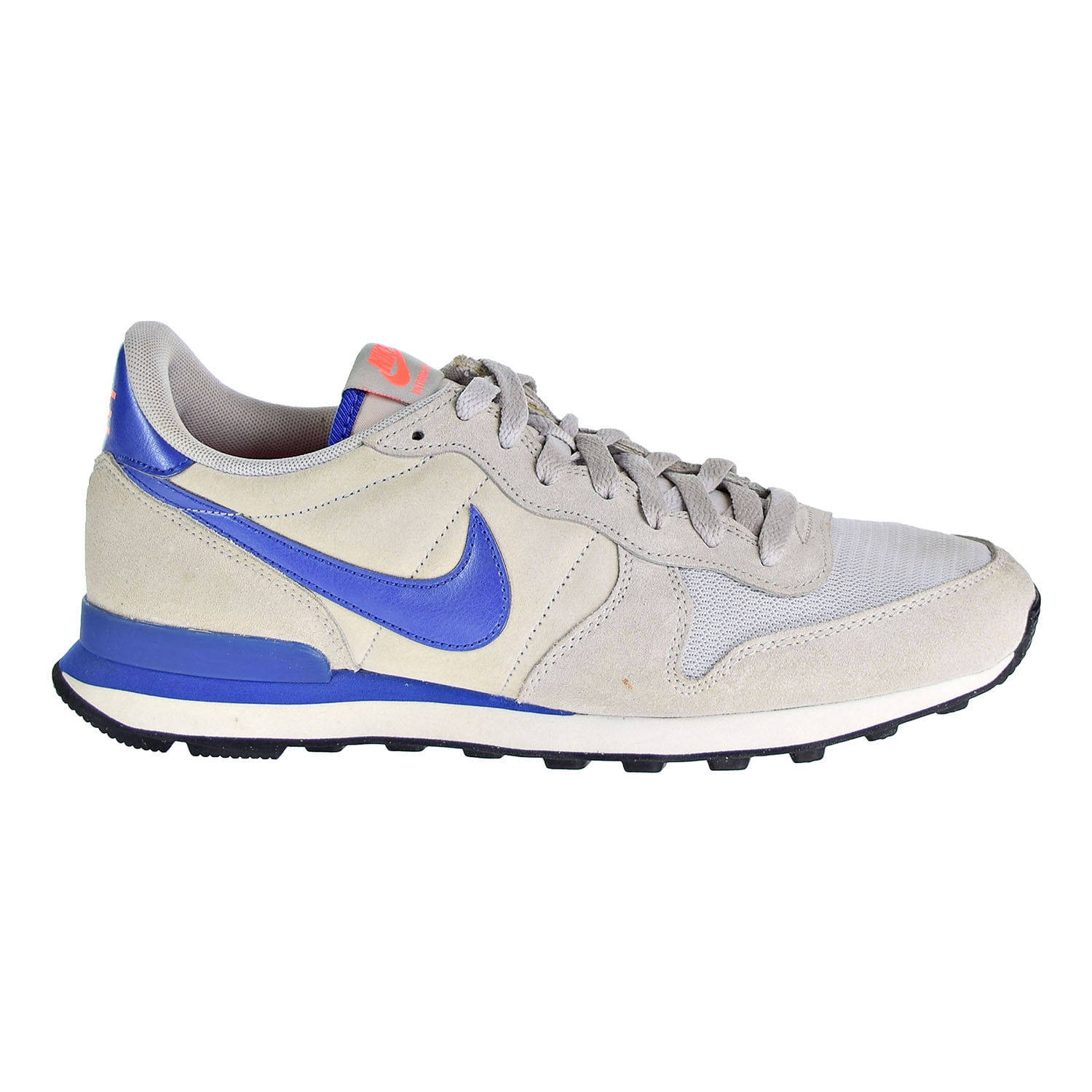 Nike Leather Men's Shoes Pure Platinum/Gum Royal/Light Ash Grey 631755-004 Walmart.com