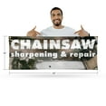 thumbnail image 2 of Chainsaw Sharpening and Repair Banner Sign 18 Inch x 48 Inch | 13 oz Vinyl with Metal Grommets | Heavy-Duty Single-Sided Outdoor Durable Printed High-Quality Weatherproof | Made in the, 2 of 6