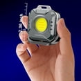 thumbnail image 4 of 2-Pack Mini COB Work Light with Magnetic Base, 1200mAh Rechargeable Battery, 4-Level LED Power Indicator, Waterproof & Color Temperature Adjustable via Short Press Temperature Key, Portable and, 4 of 6