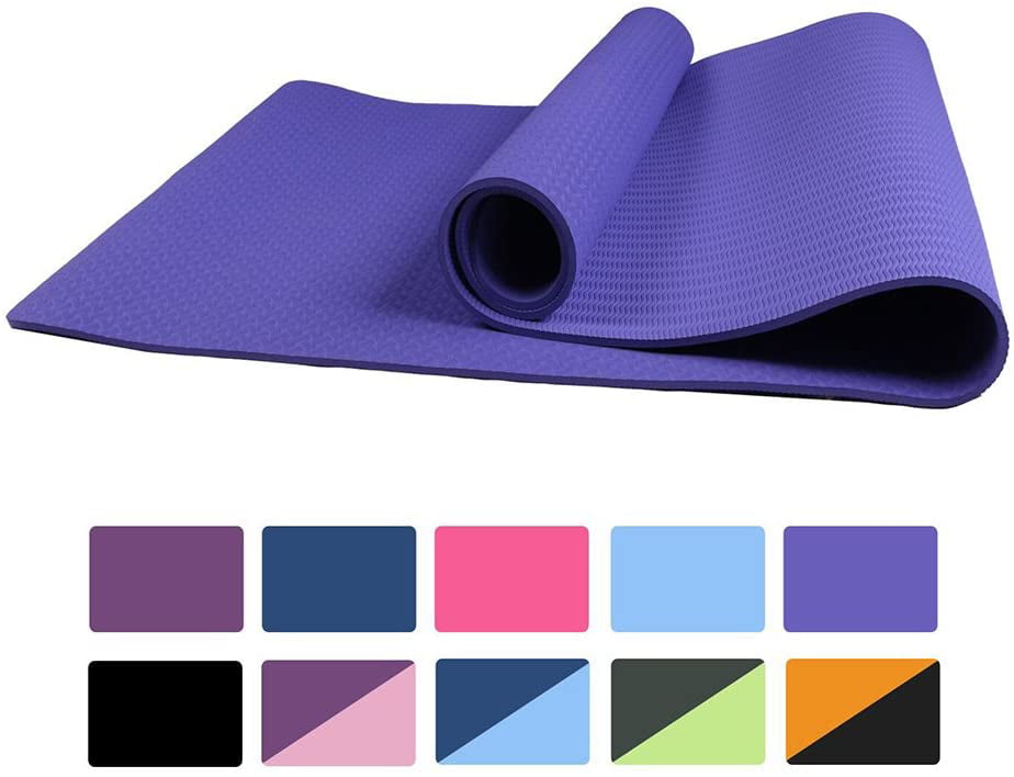 Extra Thick Yoga Mat Exercise Mat Workout Fitness Pilates Non Slip Eco Foam 