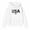 White, variant on Kiijoy Big Girls Loose Hoodie Letter Print Casual Hooded Sweatshirt, Sizes 9-10