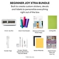 thumbnail image 3 of Cricut Joy Xtra Sticker and Vinyl Starter Bundle Set, 3 of 8