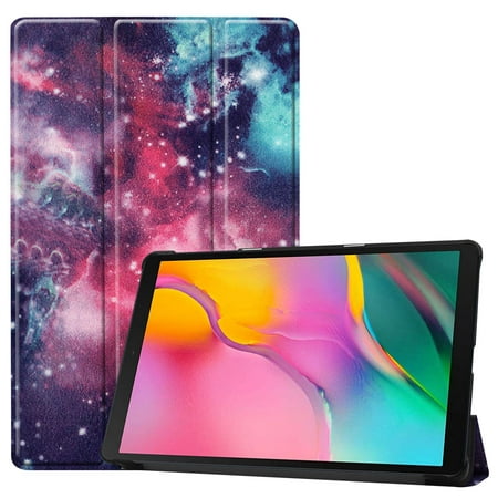 Case for Galaxy Tab A 10.1 2019 T510/T515, Slim Tri-Fold Folding Shell Cover for Samsung Galaxy Tab A 10.1 Released in 2019 (Star