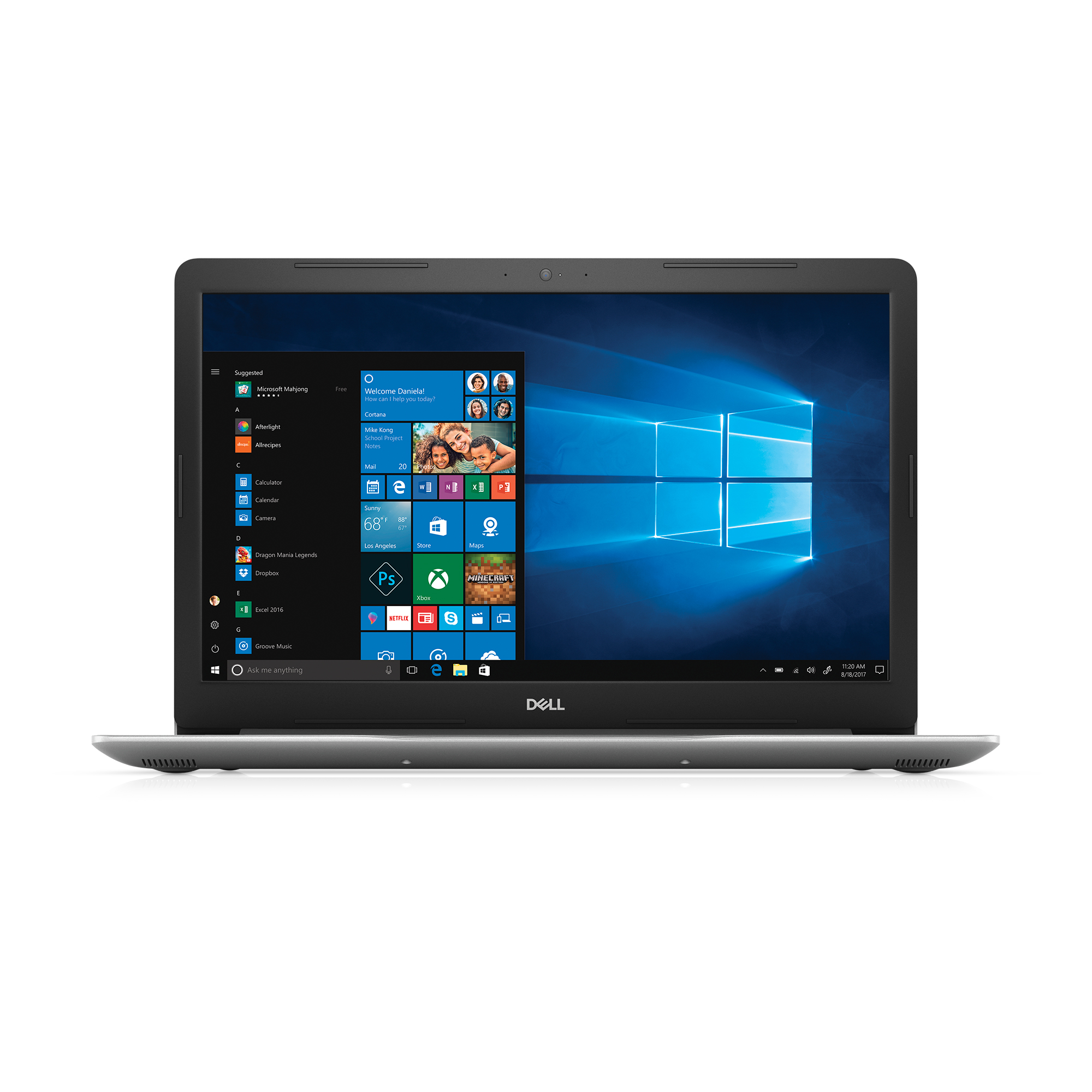 Dell Inspiron 17 5000 Laptop, 17.3'' FHD, Intel Core i7-8550U, 16GB 2400MHz DDR4, 2TB 5400 RPM HDD, AMD Radeon 530 Graphics, i5770-7708SLV - image 4 of 8