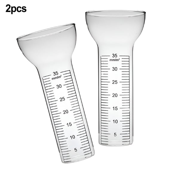 GJX Replacement Glass For Rain Gauge Precipitation Gauge Glass Rainwater Gauge 35Mm