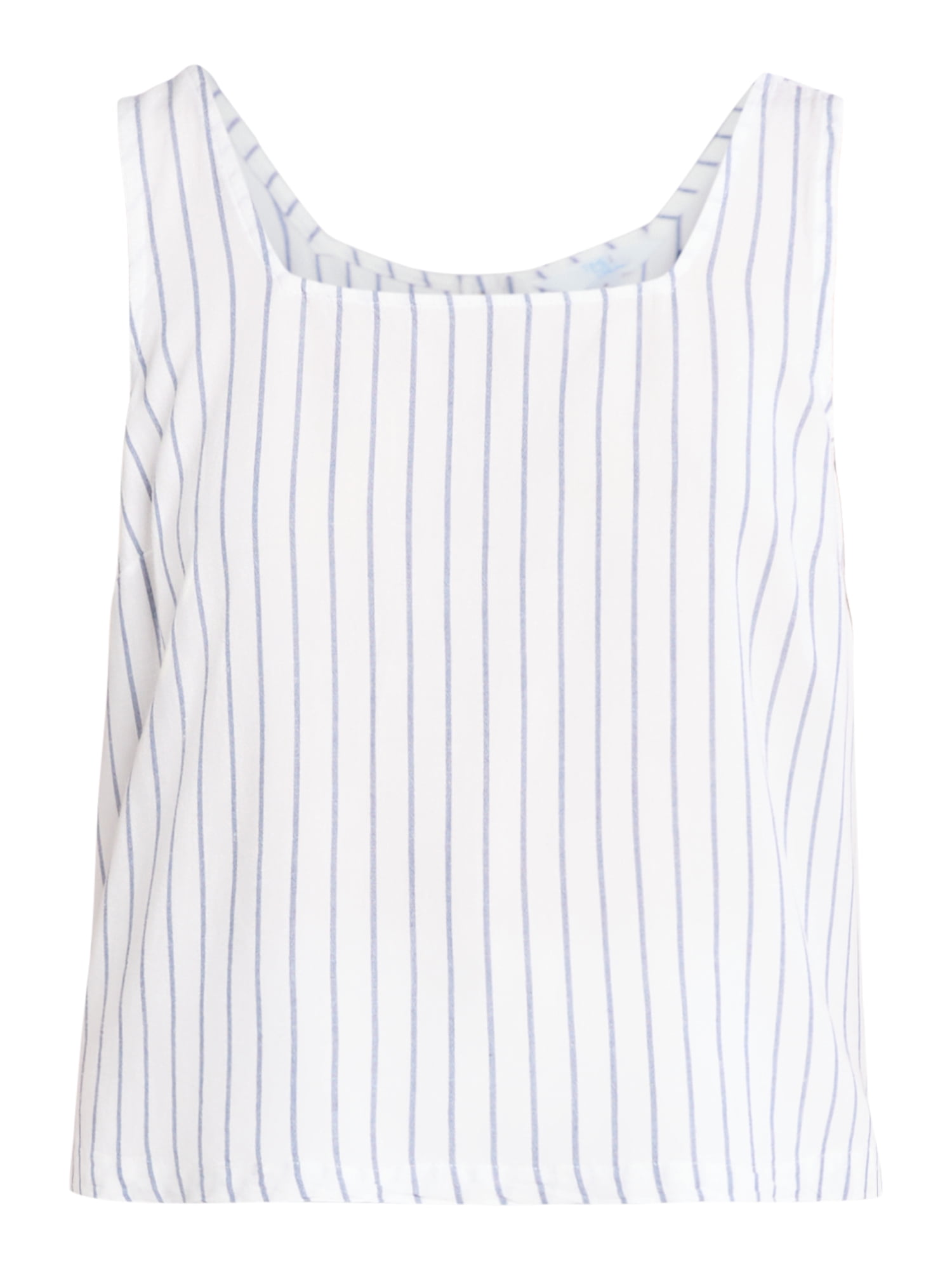 Time and Tru Women's Woven Tank Top, Sizes XS-XXXL