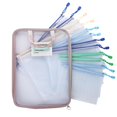 thumbnail image 1 of Set de 13 estuches de malla con cierre y cremallera ROYPACK, transparentes e impermeables, 1 of 9
