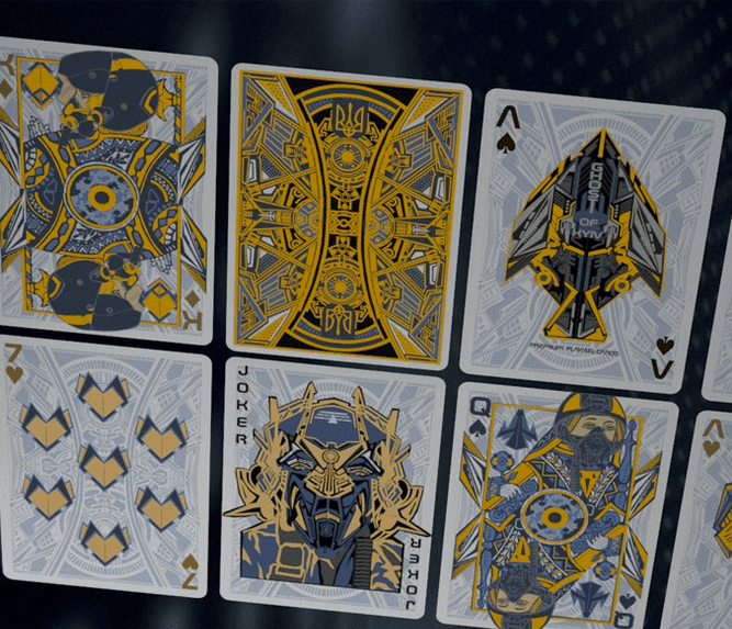 GHOST OF KYIV: Guardians/Ukraine (Classic Blue) Playing Cards by 3rd Dominion