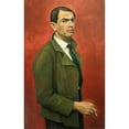 thumbnail image 2 of Alexander Kanoldt 17x24 Gold Ornate Framed and Double Matted Museum Art Print Titled - Self-Portrait (1929), 2 of 4