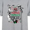 thumbnail image 3 of The Nightmare Before Christmas - Friends Family And Frights - Juniors Ideal Flowy Muscle T-Shirt, 3 of 5