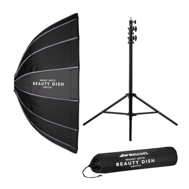 Beauty Dish para fotografía Westcott Switch 91 cm plateado