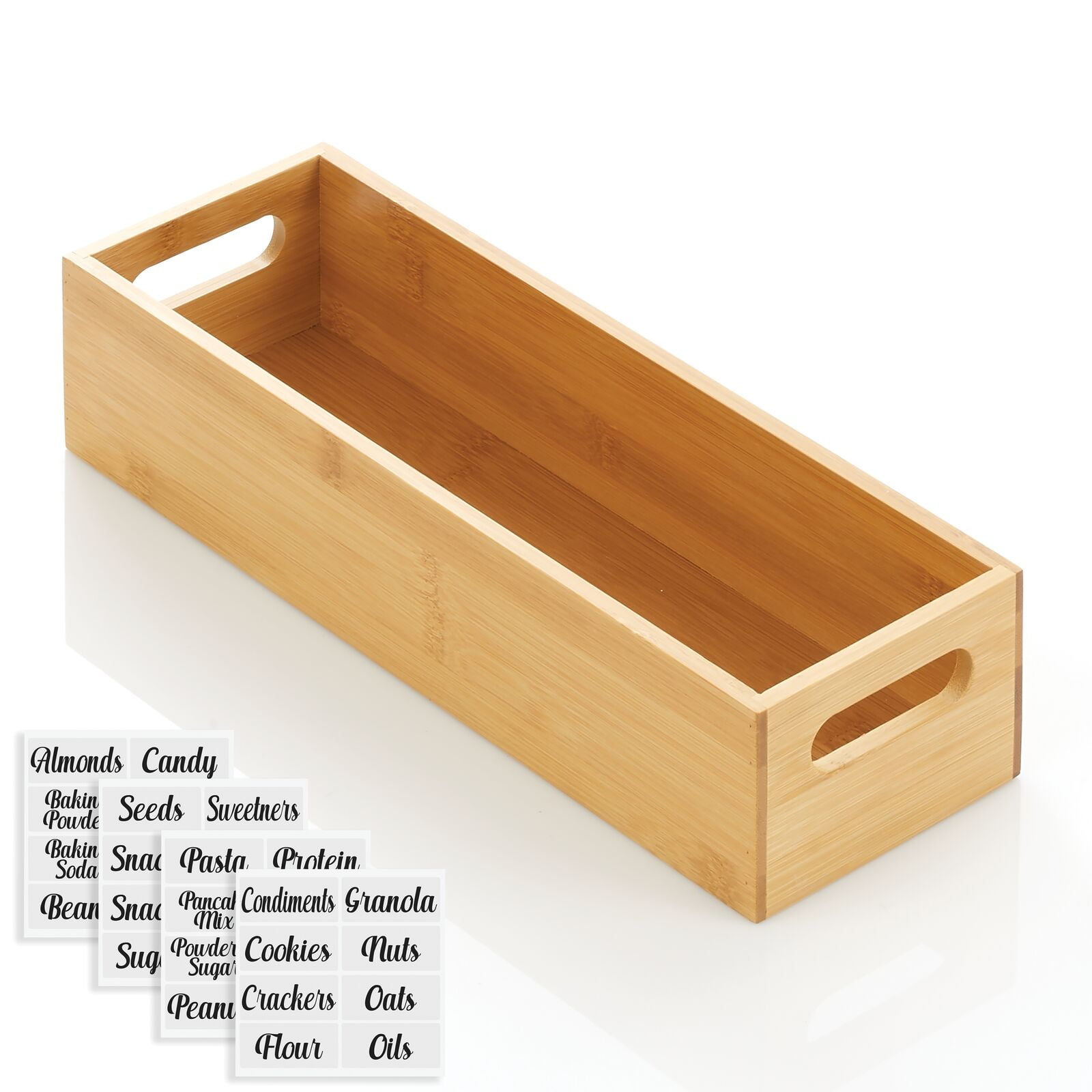 mDesign Bamboo Kitchen Pantry or India Ubuy