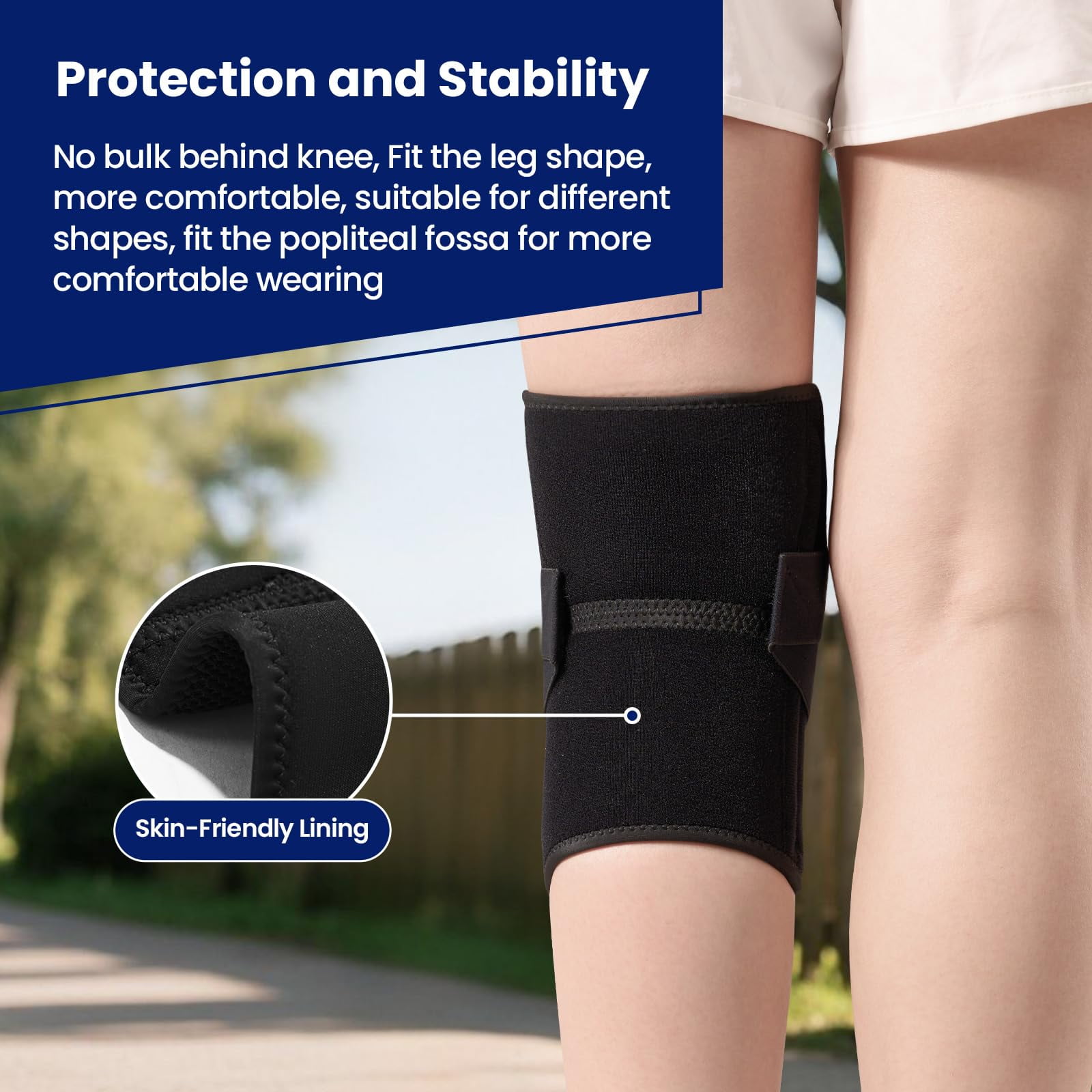 Knee Brace with Side Stabilizers for Meniscus Tear Knee Pain,ACL/MCL Injuries, Compression Knee Sleeve for Knee Pain Arthritis Recovery Joint Support, Joint Pain, Runner, Workout-XXL