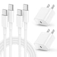 thumbnail image 1 of Kit de cargador para iPhone 16/15 con cargador rápido de 20 W y cable de 3 m, 1 of 7