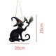 thumbnail image 3 of Fiudx Artículos en oferta con ofertas flash Colgante de carillón de viento de bruja para decoración de Halloween, decoración para el hogar y exteriores, para colgar en la ventana de fiesta, 3 of 5