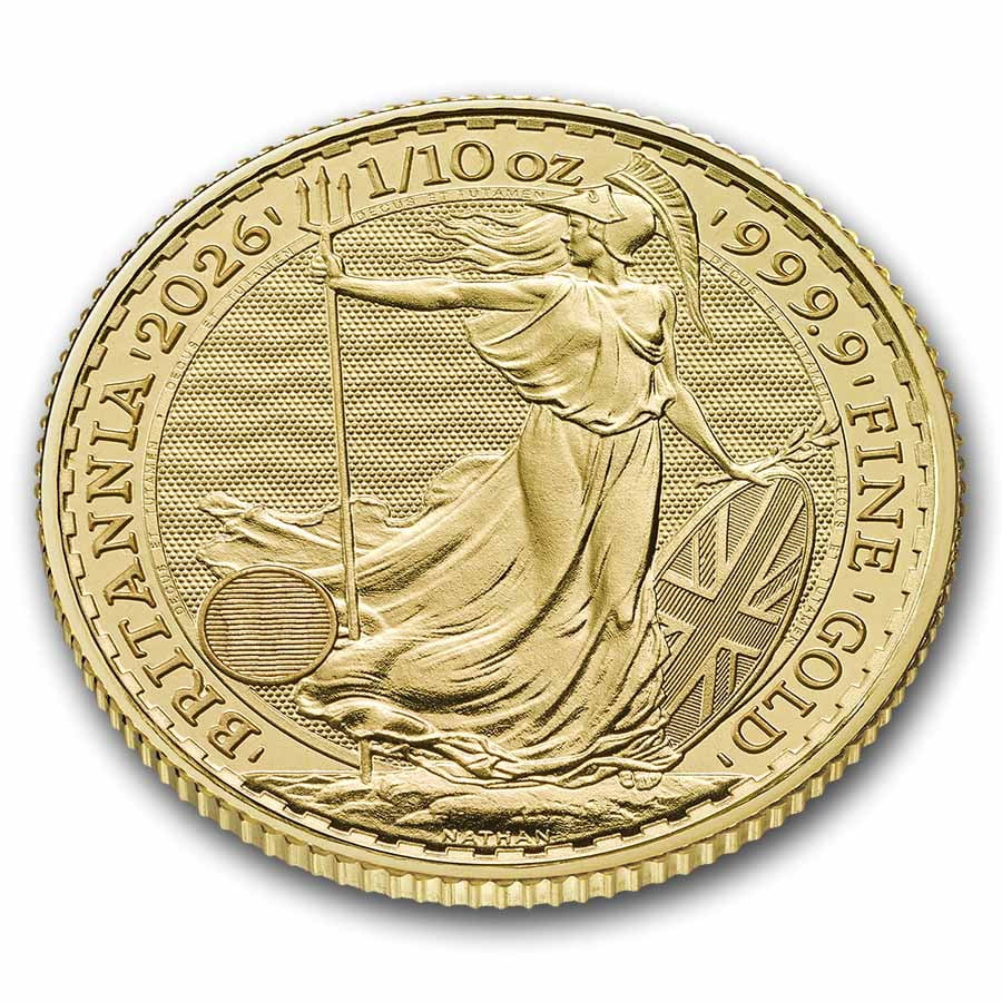 2026 Great Britain 1/10 oz Gold Britannia BU