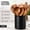 Matte Black, variant on Utensil Holder, 6.7" Ceramic Kitchen Utensil Crock for Countertop Cooking, Modern Utensil Caddy Jar Organizer, Farmhouse Kitchen Accessory, Blue