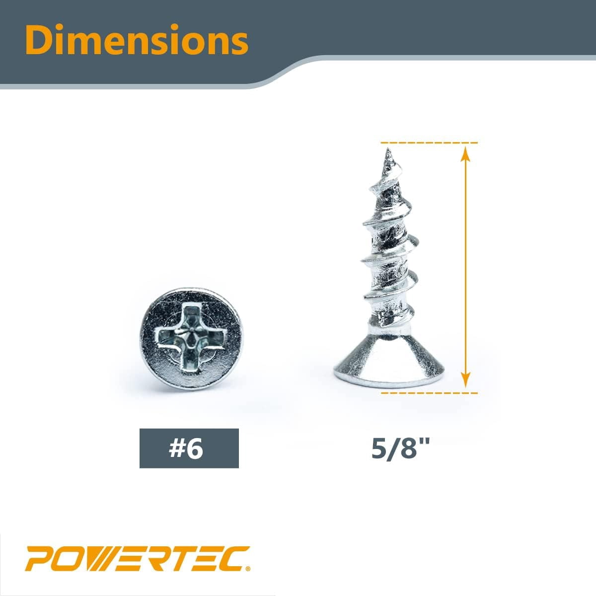 POWERTEC 4PK 36 Inch Universal T track with 100PCS Wood Screws, Double-Cut Profile T track with Predrilled Mounting Holes, 71861