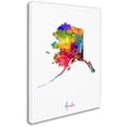 thumbnail image 2 of Trademark Fine Art "Alaska Map" Canvas Art by Michael Tompsett, 2 of 2