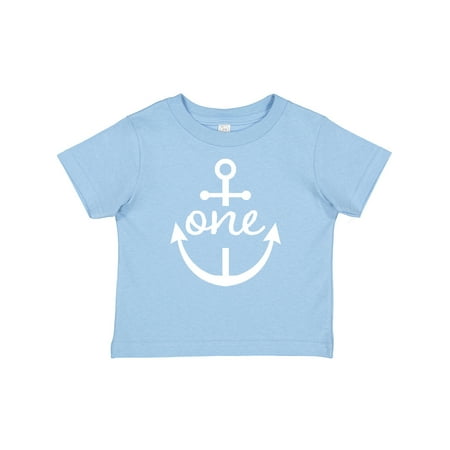 

Inktastic 1st Birthday Outfit Anchor Nautical Gift Baby Boy or Baby Girl T-Shirt