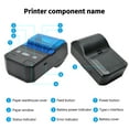thumbnail image 3 of Imprimante d'Étiquettes Thermique Portable 58 mm Sans Fil BT Mini Imprimante d'Étiquettes Imprimante de Codes-Barres avec Batterie Rechargeable Compatible avec Android iOS Windows pour Vêtements de Détail Bijoux Étiquette de Prix Étiquette d'Entrepôt, 3 of 8