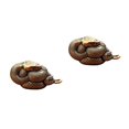 thumbnail image 4 of FRCOLOR 2pcs Vintage Brass Snake Pendant Miniature Snake Figurine For Desktop Decor Office Ornaments Spring Festival Vintage Lucky Snake Hanging Decoration For Keychain And Backpack, 4 of 8