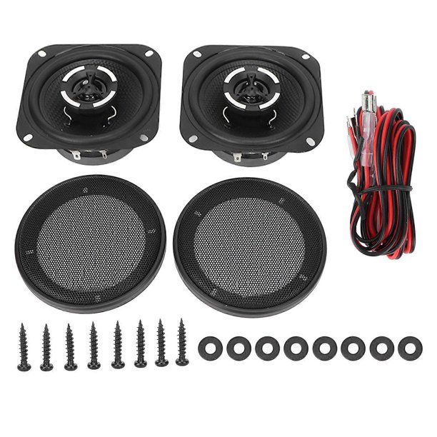 1 Pair 4.2in Car Audio Speakers Dome Vehicle Tweeter 4 12V Loudspeakers Universal for Automobile