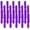 Deep Purple, variant on 10 pcs Feather Boas 5ft Artificial Fluffy Boas Colorful Feather Boas Set for Women Costume Halloween Wedding Christmas
