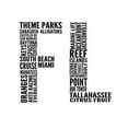 thumbnail image 2 of SD Graphics Studio 15x15 White Modern Wood Framed Museum Art Print Titled - FL Type, 2 of 4