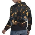 thumbnail image 6 of Lsque Casino Cards Poker Pattern Casual Men's Hoodie,Hooded Sweatshirt with Kangaroo Pocket,Pullover Hoodie-3X-Large, 6 of 7