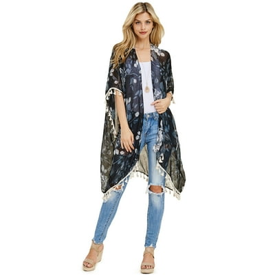 Tassel kimono shop cardigan