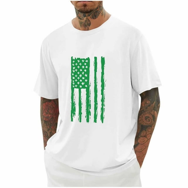 Tops para hombre, blusas y camisas de cuello redondo y manga corta para hombre, blusas casuales de moda con cuello redondo y manga corta para hombre, blusas para hombre