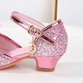 thumbnail image 6 of WUXIAN Child Little Girls Sandals Shoes Closed Toe Heels Wedding Party Shoes Sequins Bow For Toddler Lovely Baby Footwear, 6 of 9