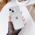 thumbnail image 3 of Compatible with iPhone 13 Case,Curly Wave Frame Case Candy Color Transparent Phone Case for iPhone 13,Clear, 3 of 6