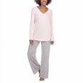 thumbnail image 2 of Honeydew Women's Long Sleeve 3-piece PJ Set, Pink, Small, 2 of 3