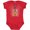Red, variant on Inktastic Violin Musician Musical Instrument Boys or Girls Baby Bodysuit