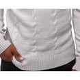thumbnail image 6 of X RAY JEANS Mens Cable Knit Crewneck Pullover Sweater, Lilac Hint, 3XL, 6 of 6